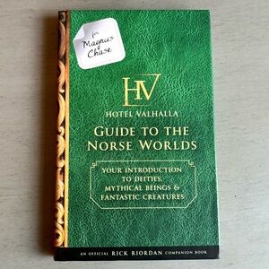 For Magnus Chase: Hotel Valhalla Guide to the Norse Worlds- Rick Riordan Book